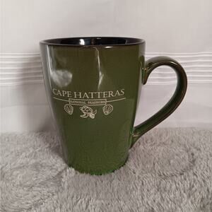 Cape Hatteras National Seashore Coffee Souvenir Tea Mug Green and Black